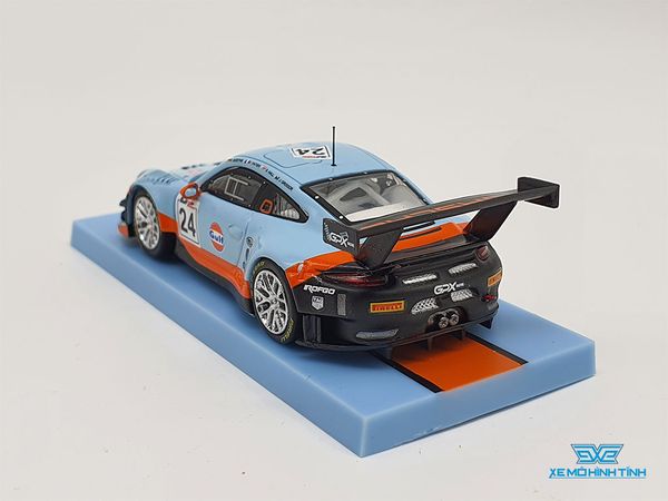 Xe Mô Hình Porsche 911 GT3 R Gulf 12H 2018 1:64 Tarmac Works ( Gulf )