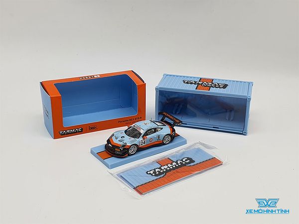 Xe Mô Hình Porsche 911 GT3 R Gulf 12H 2018 1:64 Tarmac Works ( Gulf )