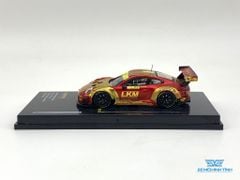 Xe Mô Hình Porsche 911 GT3 R Macau GT Cup Fia GT World Cup 2018 Earl Bamber 1:64 Tarmac Works ( Vàng đỏ )