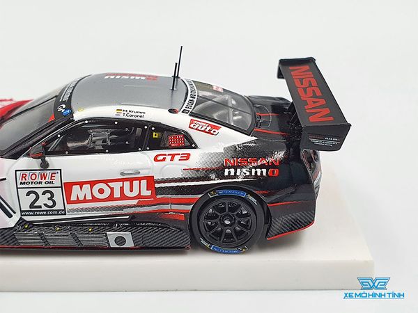 Xe Mô Hình Nissan GT-R Nismo GT3 VLN 2017 Krumm > Coronel 1:64 Tarmac Works( Trắng Đỏ )