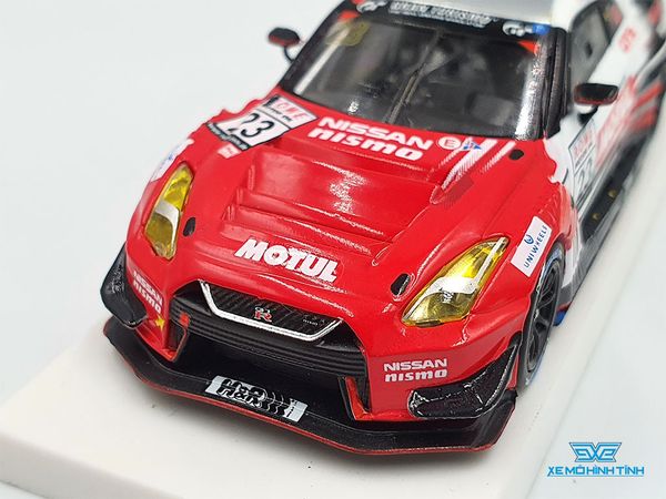 Xe Mô Hình Nissan GT-R Nismo GT3 VLN 2017 Krumm > Coronel 1:64 Tarmac Works( Trắng Đỏ )