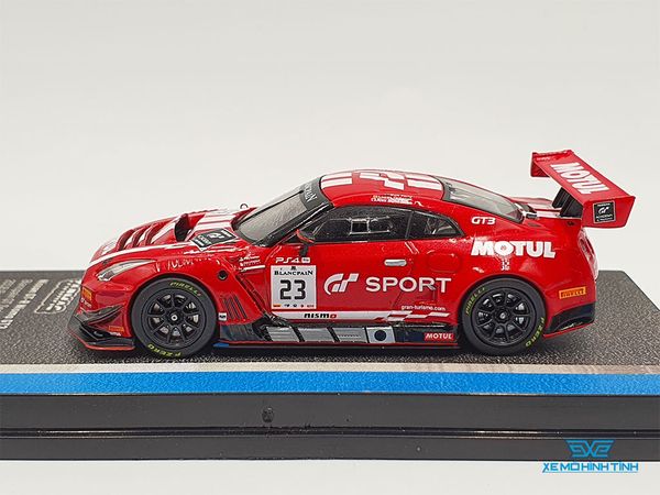 Xe Mô Hình Nissan GT-R Nismo GT3 Blancpain GT Series Endurance Cup 2018 1:64 Tarmac Works ( Đỏ )