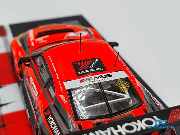 Xe Mô Hình Nissan GT-R Nismo GT3 Nurburgring 24hours 2019 1:64 Tarmac Works ( Cam Dạ Quang )