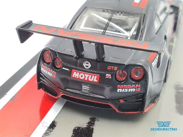 Xe Mô Hình Nissan GT-R Nismo GT3 1:64 Tarmac Works ( Đen Nhám )