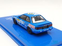 Xe Mô Hình Toyota Corolla Levin AE92 SPA 24 Hours 1989 1:64 Tarmac Works ( Xanh )