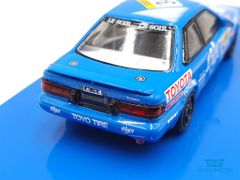 Xe Mô Hình Toyota Corolla Levin AE92 SPA 24 Hours 1989 1:64 Tarmac Works ( Xanh )