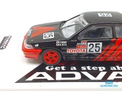 Xe Mô Hình Toyota Corolla Levin AE92 JTCC 1990 Div.3 Champion 1:64 ( Đỏ Advan )