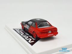 Xe Mô Hình Toyota Corolla Levin AE92 JTCC 1990 Div.3 Champion 1:64 ( Đỏ Advan )