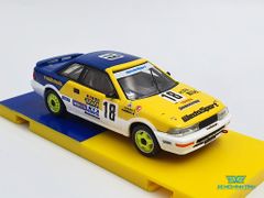 Xe Mô Hình Toyota Corolla Levin AE92 JTC 1993 1:64 Tarmac Works (Vàng Xanh)