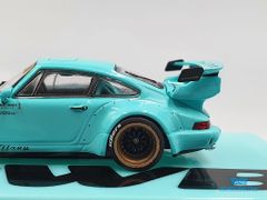 Xe Mô Hình Porsche RWB 964 Tiffany 1:64 Tarmac Works( Xanh Min )