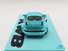 Xe Mô Hình Porsche RWB 964 Tiffany 1:64 Tarmac Works( Xanh Min )