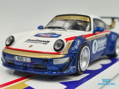 Xe Mô Hình Porsche RWB 964 Waikato 1:64 Tarmac Works ( Xanh )