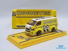 Xe Mô Hình Toyota Hiace Widebody Mooneyes 1:64 Tarmac Works ( Vàng )