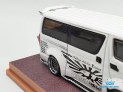 Xe Mô Hình Toyota Hiace Widebody 1:64 Tarmac Works ( Trắng )