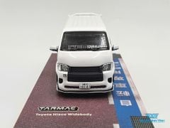 Xe Mô Hình Toyota Hiace Widebody 1:64 Tarmac Works ( Trắng )