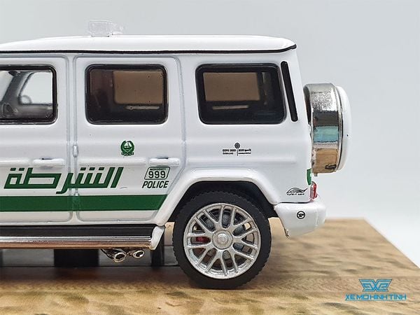 Xe Mô Hình Mercedes-AMG G63 1:64 Tarmac ( Dubai Police )