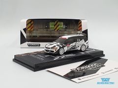 Xe Mô Hình Mitsubishi Lancer Evolution Wagon 1:64 Tarmac Works ( Trắng Đen )