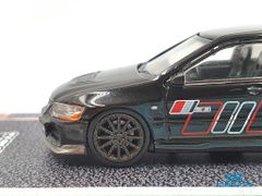 Xe Mô Hình Mitsubishi Lancer Evolution Wagon Ralliart 1:64 Tarmac Works ( Đen )