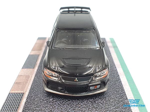 Xe Mô Hình Mitsubishi Lancer Evolution Wagon Ralliart 1:64 Tarmac Works ( Đen )