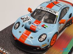 Xe Mô Hình Porsche 911 GT3 R 1:64 Tarmac Works ( Xanh Gulf )