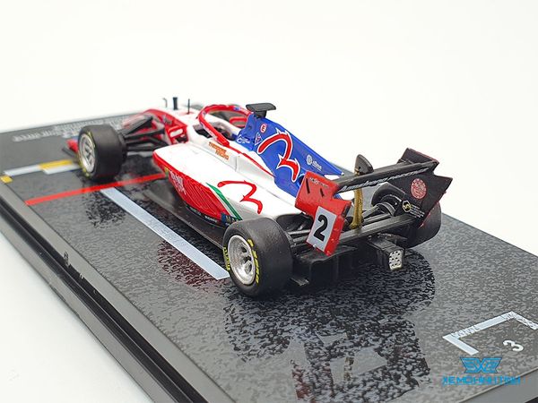 Xe Mô Hình Dallara Formula 3 F3 Macau GP FIA F3 World Cup 2019 1:64 Tarmac Works ( Trắng Đỏ )