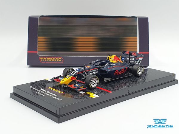 Xe Mô Hình Dallara Formula 3 1:64 Tarmac Works ( Xanh RedBull )