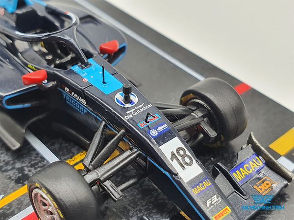 Xe Mô Hình Dallara Formula 3 Macau Grand Prix FIA F3 Word Cup 2019 Sophia Floersch SPECIAL EDITION 1:64 (Đen)