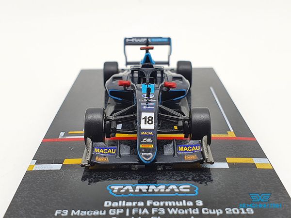 Xe Mô Hình Dallara Formula 3 Macau Grand Prix FIA F3 Word Cup 2019 Sophia Floersch SPECIAL EDITION 1:64 (Đen)