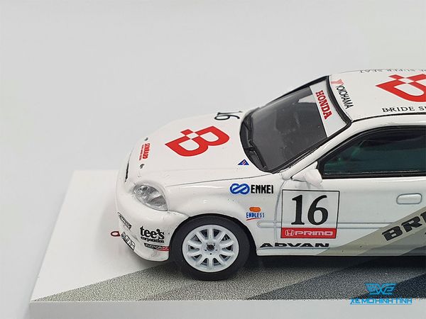 Xe Mô Hình Honda Civic Type R EK9 1:64 Tarmac Works ( Trắng )