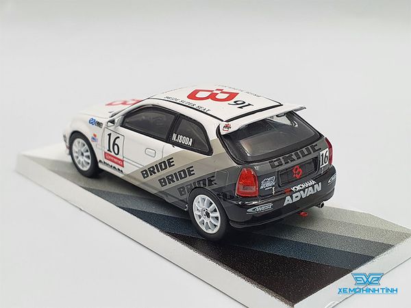 Xe Mô Hình Honda Civic Type R EK9 1:64 Tarmac Works ( Trắng )