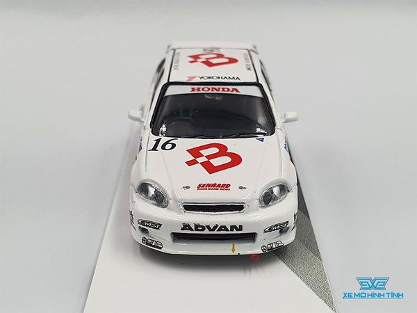 Xe Mô Hình Honda Civic Type R EK9 1:64 Tarmac Works ( Trắng )