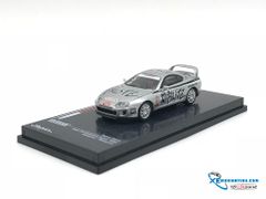 Xe Mô Hinh Toyota Supra Japan N1 Endurance Series 1994 Fukuyama / Motoyama 1:64 Tarmac Works ( BẠc )