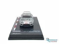 Xe Mô Hinh Toyota Supra Japan N1 Endurance Series 1994 Fukuyama / Motoyama 1:64 Tarmac Works ( BẠc )