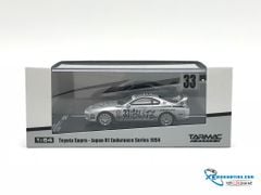 Xe Mô Hinh Toyota Supra Japan N1 Endurance Series 1994 Fukuyama / Motoyama 1:64 Tarmac Works ( BẠc )