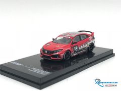 Xe Mô Hình Honda Civic Type R FK8 NASA 25 Hours of Thunderhill Race 2017 1:64 Tarmac Works ( Đỏ )