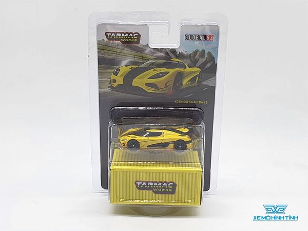 Xe Mô Hình Koenigsegg Agera RS 1:64 Tarmac Works (Vàng)