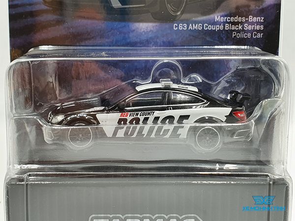 Xe Mô Hình Mercedes-Benz C63 AMG Coupé Police 1:64 Tarmac Works ( Police )