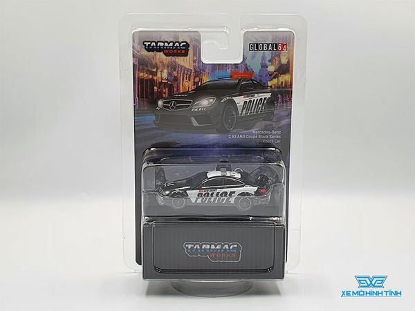 Xe Mô Hình Mercedes-Benz C63 AMG Coupé Police 1:64 Tarmac Works ( Police )