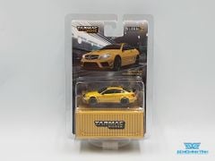 Xe Mô Hình Mercedes-Benz C63 AMG Coupe 1:64 Tarmac Works ( Vàng )