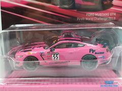 Xe Mô Hình Ford Mustang GT4 Pirelli World Challenge 2018 1:64 Tarmac Works ( Hồng )