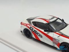Xe Mô Hình Toyota GR Supra CUSCO 1:64 Tarmac Works/Kyosho (Trắng)