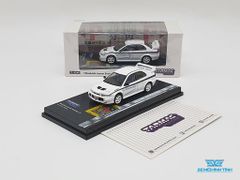 Xe Mô Hình Mitsubishi Lancer Evolution VI Tuned By Mine's 1:64 Tarmac Works ( Trắng )