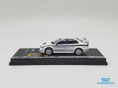 Xe Mô Hình Mitsubishi Lancer Evolution VI Tuned By Mine's 1:64 Tarmac Works ( Trắng )