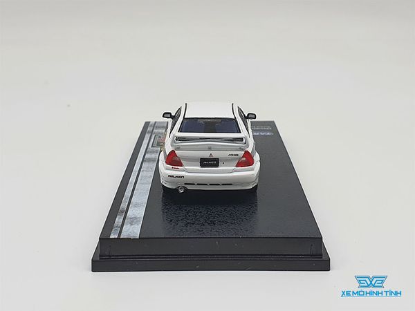 Xe Mô Hình Mitsubishi Lancer Evolution VI Tuned By Mine's 1:64 Tarmac Works ( Trắng )