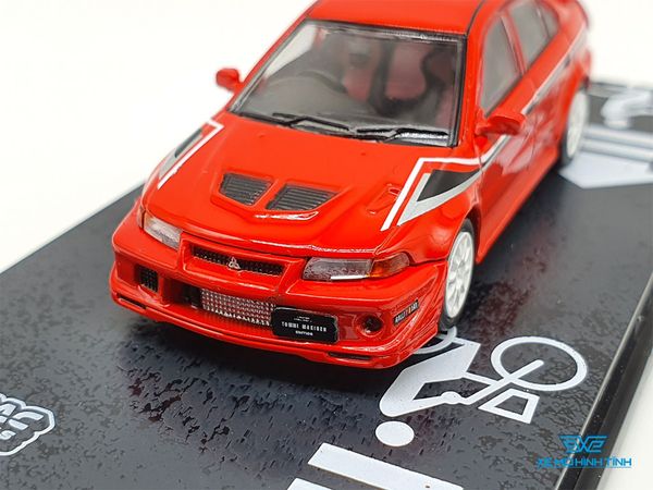 Xe Mô Hình Mitsubishi Lancer Evolution VI Tommi Makinen Edition 1:64 Tarmac Works ( Đỏ )