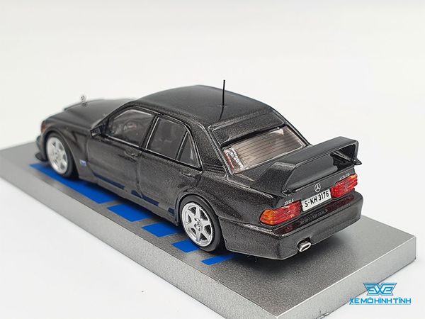 Xe Mô Hình Mercedes-Benz 190E 2.5-16 Evolution II 1:64 Tarmac Works ( Đen )