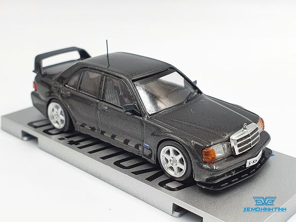 Xe Mô Hình Mercedes-Benz 190E 2.5-16 Evolution II 1:64 Tarmac Works ( Đen )