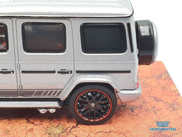 Xe Mô Hình Mercedes-AMG G63 1:64 Tarmac Works ( Xám Nhám )