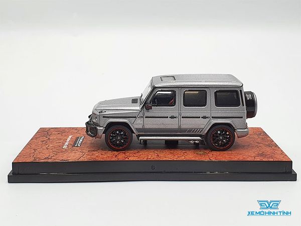 Xe Mô Hình Mercedes-AMG G63 1:64 Tarmac Works ( Xám Nhám )