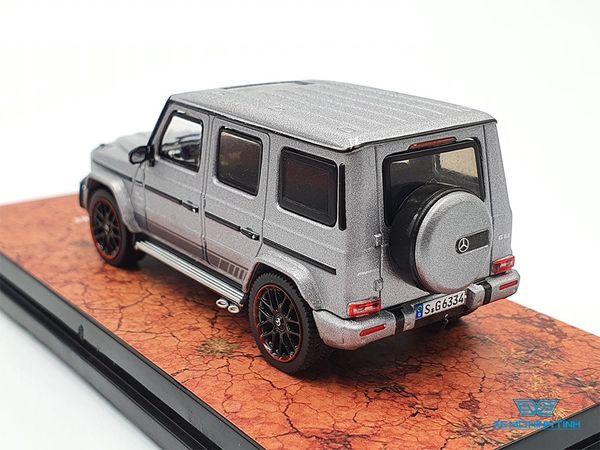 Xe Mô Hình Mercedes-AMG G63 1:64 Tarmac Works ( Xám Nhám )